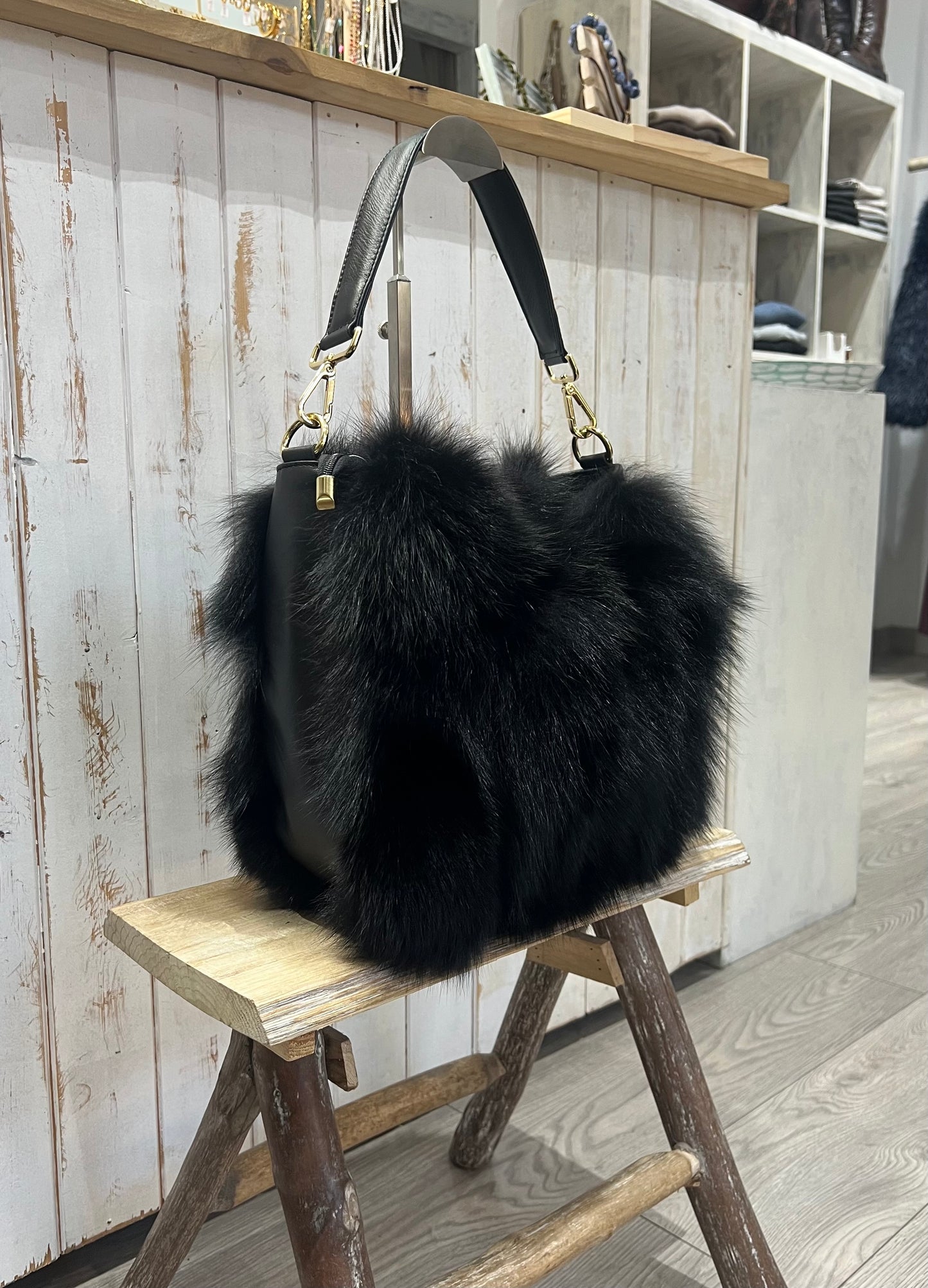 Bolso de Piel Midi